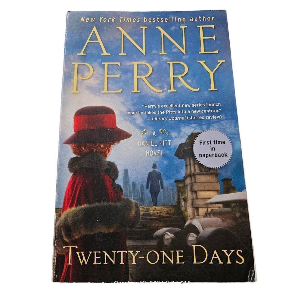 Twenty-one days by Anne Perry Ballantine books isbn 9780399179907